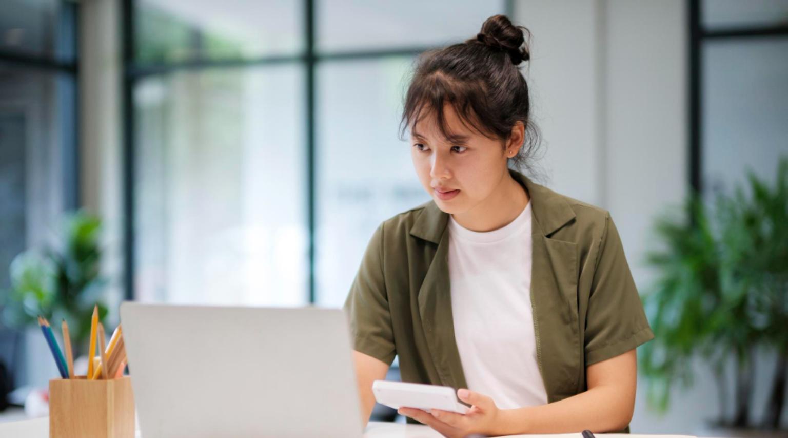 young asian business